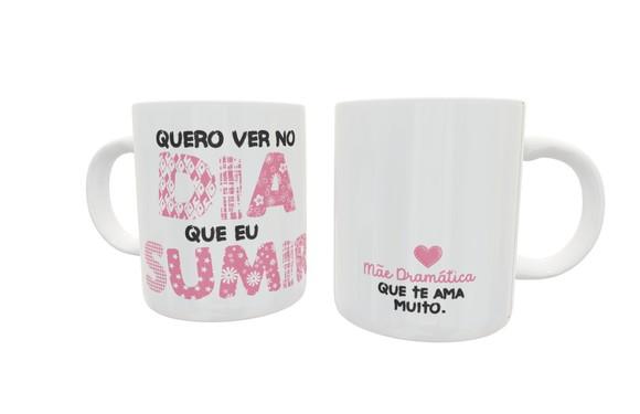 Caneca Mãe Dramática - Presente para as Mães