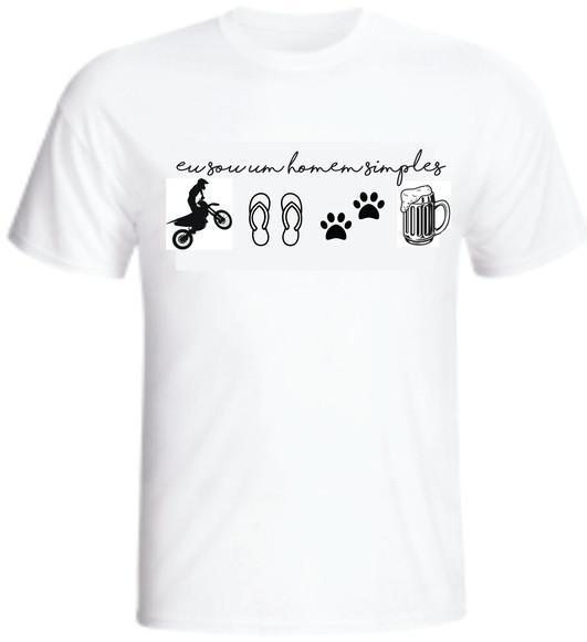 Camiseta Eu sou Um Homem Simples - Gostos