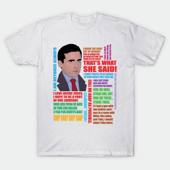 Camiseta The Office Michael Scott Quotes