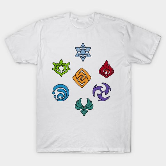 Camiseta Elements Genshin Impact