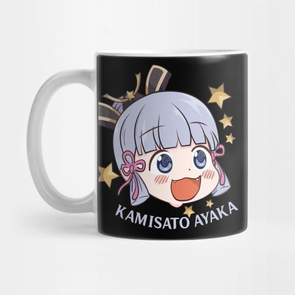 Caneca Genshin Impact - Ayaka Chibi