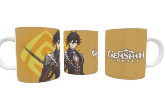 Caneca Zhongli Genshin Impact