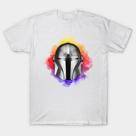 Camiseta The Mandalorian Watercolor Splashes