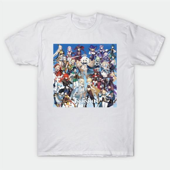 Camiseta All Characters Genshin Impact