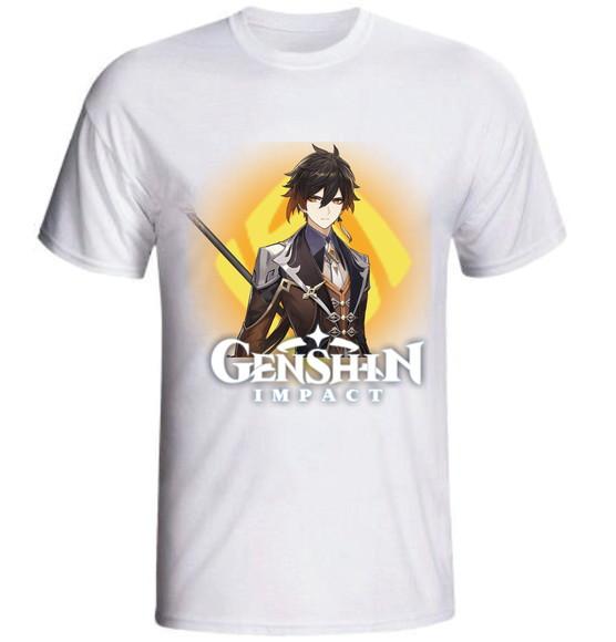 Camiseta Zhongli Genshin Impact Geo