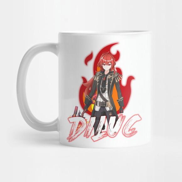 Caneca Genshin Impact - Diluc 2