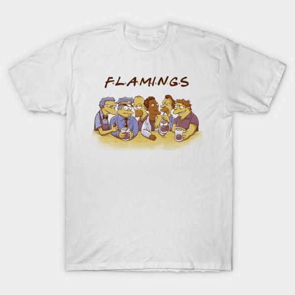 Camiseta F.l.a.m.i.n.g.s S.i.m.p.s.o.n.s Squad