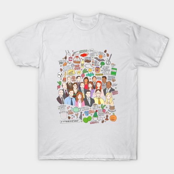 Camiseta Vida De Escritório The Office Full Character