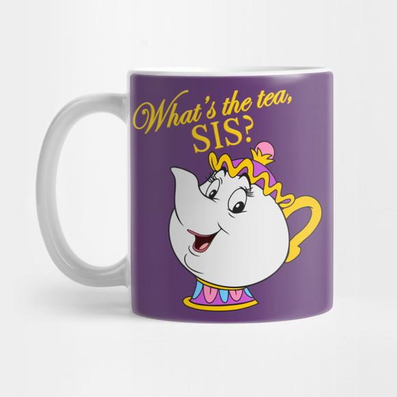 Caneca What's The Tea? Mr Potts Bela e a Fera