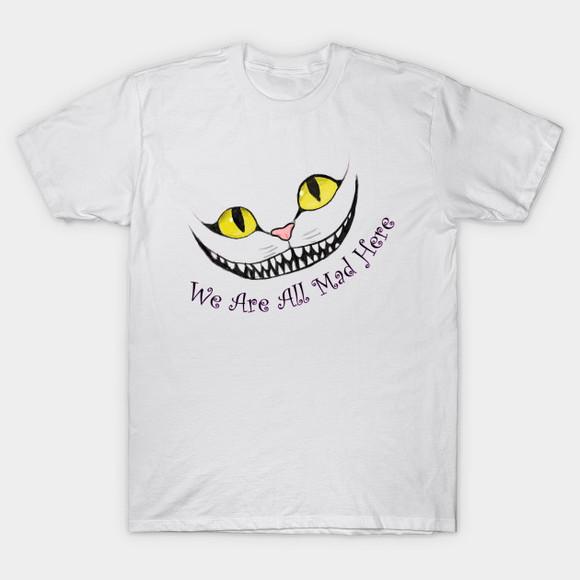 Camiseta Cheshire Cat Alice In Wonderland