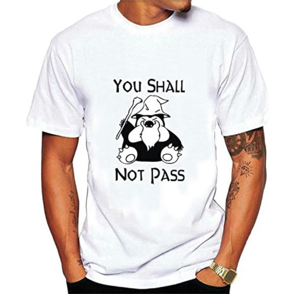Camiseta You Shall Not Pass Snorlax