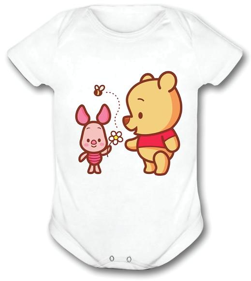 Body Para Bebê Ursinho Puff