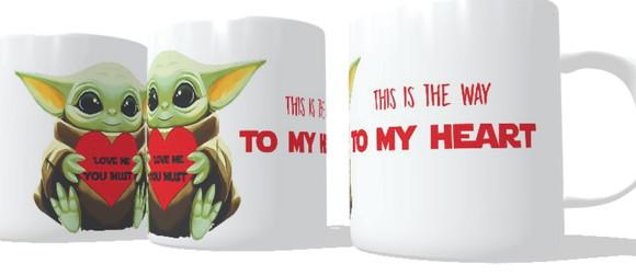 Caneca Baby Yoda Love me You Must