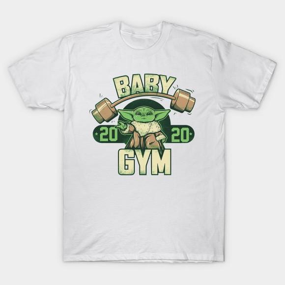 Camiseta Baby Yoda Baby Gym