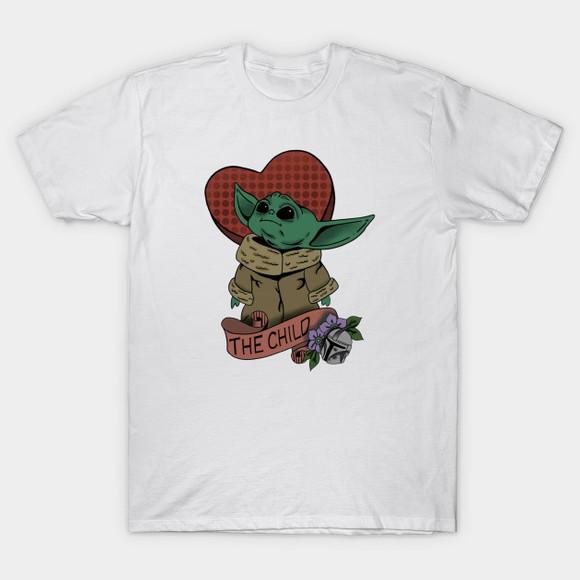 Camiseta Baby Yoda The Child Heart