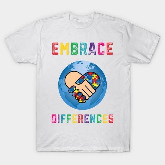 Camiseta Embrace Differences Autismo