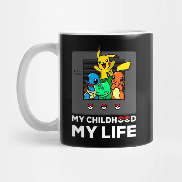 Caneca Monster Game My Childhood My Life P.o.k.e.m.o.n