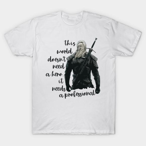 Camiseta Not A Hero The W.i.t.c.h.e.r