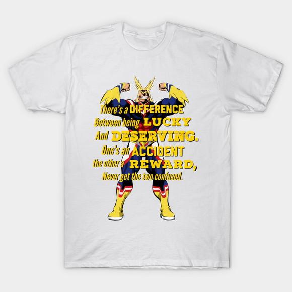 Camiseta All Might Inspiring Quote