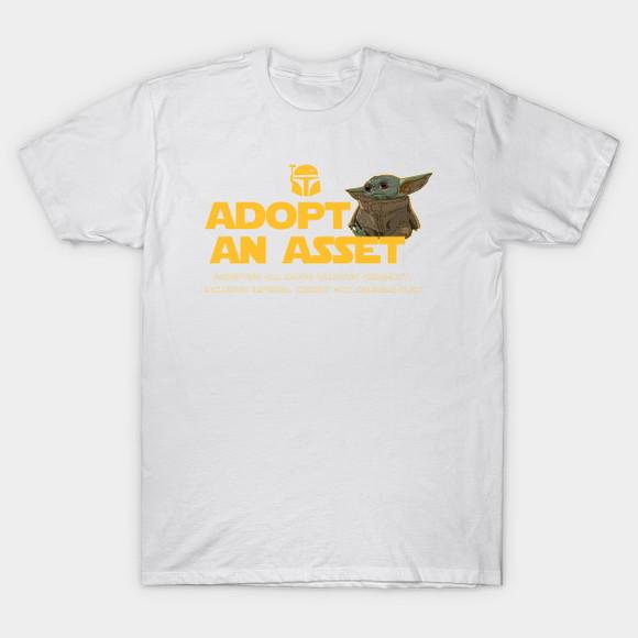 Camiseta The Child Adopt An Asset Business Baby Yoda
