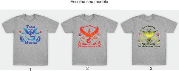 Camiseta P.o.k.e.m.o.n Go Times - Escolha Seu Modelo