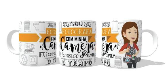 Caneca Profissão Fotografa