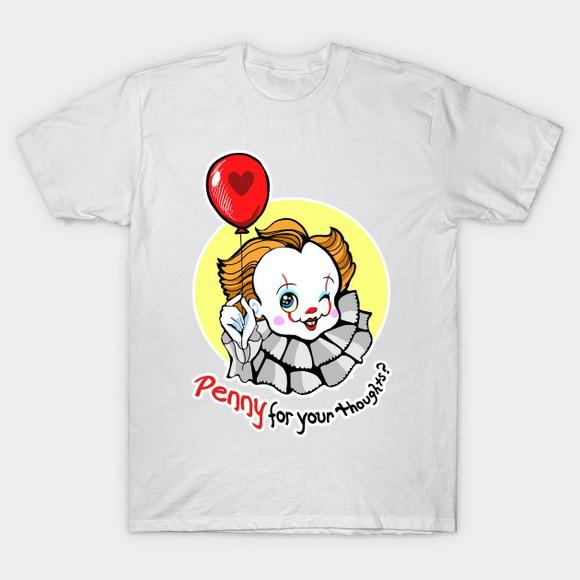 Camiseta Adulto infantil Camiseta Kawaii Pennywise It