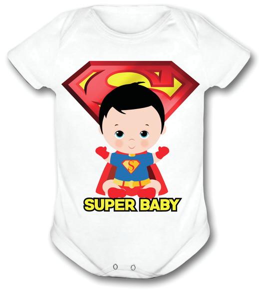 Body Para Bebê - Super Bebê