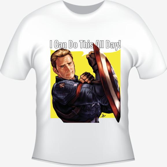Camiseta Capitão América I Can do This All Day