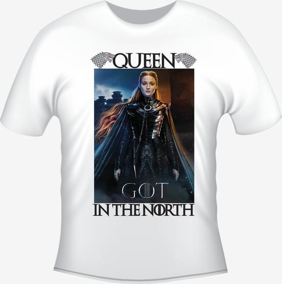 Camiseta Sansa Stark - Queen - Game Of Thrones