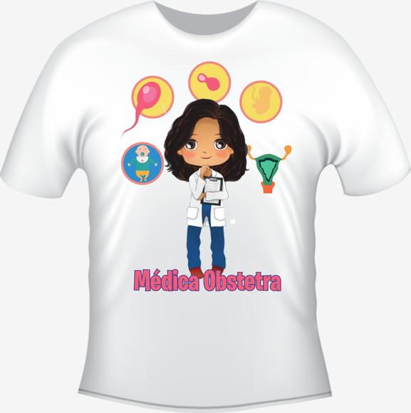 Camiseta Profissão Médica Obstetra