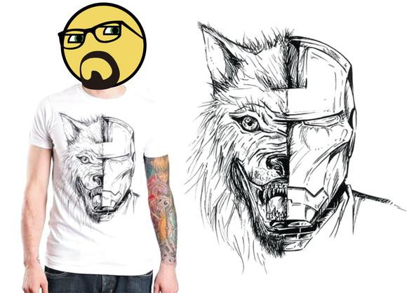 Camiseta House Stark Game Of Thrones - Iron Man