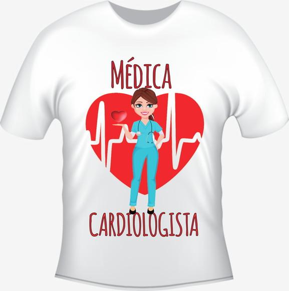 Camiseta Profissão Médica Cardiologista