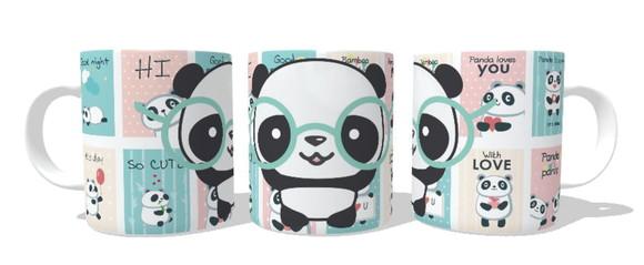 Caneca Panda Lover - Amo Pandas
