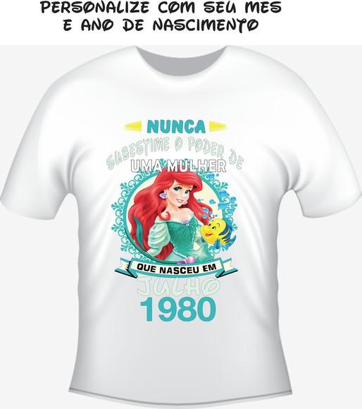 Camiseta Personalizada Ariel Nunca Subestime