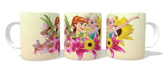 Caneca Frozen Fever - Anna e Elsa