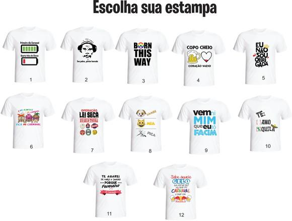 Camiseta Divertida - Carnaval - Escolha seu Modelo