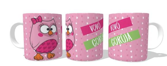 Caneca Vovó Coruja