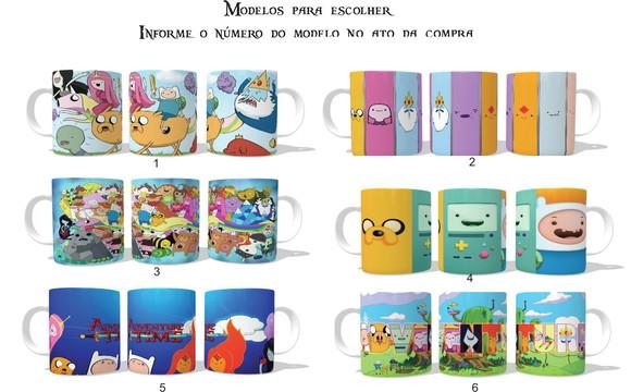 Caneca Hora de Aventura - Escolha seu modelo