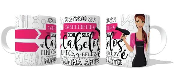 Caneca Profissão Profissões Cabeleireira