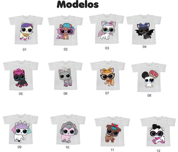 Camiseta L.o.l Surprise Pets - Personalizada