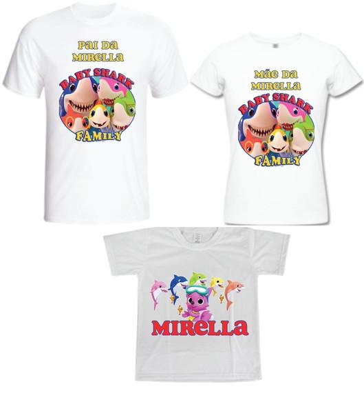 Camiseta BABY S.H.A.R.K Kit /03 camisetas - Personalizada