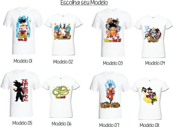 Camiseta Dragon Ball Z - Escolha seu Modelo