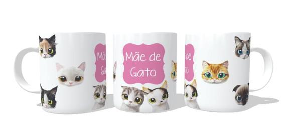 Caneca Mãe de Gato - Gatinhos - Gatos