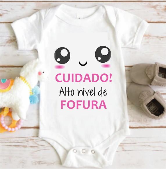 Body Para Bebê Alto Grau De Fofura