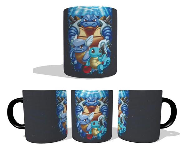 Caneca Mágica Squirtle - Wartotle - Blastoise