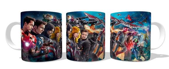 Caneca Guerra Infinita - Heroes