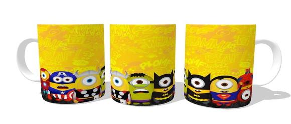 Caneca Minions Heróis