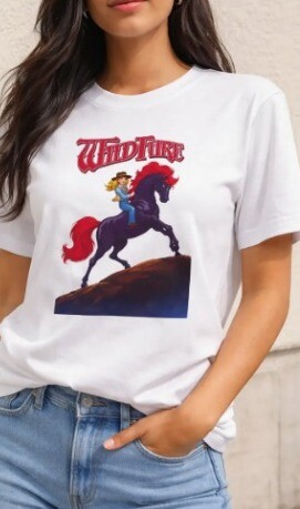 Camiseta Cavalo de Fogo