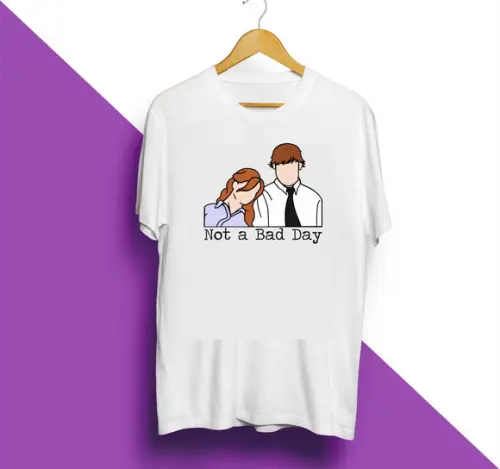 Camiseta Not a Bad Day Jim And Pam The Office